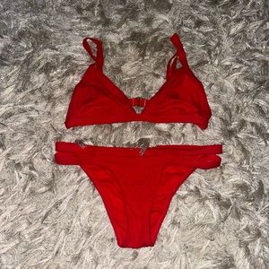Red bikini